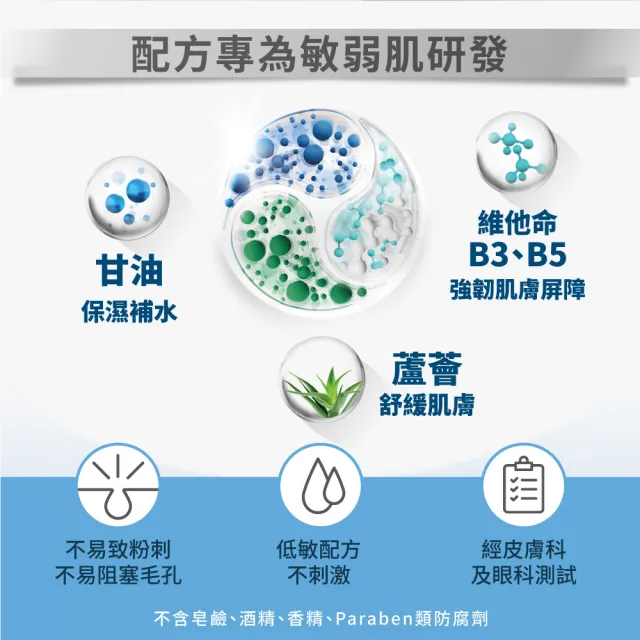 【Cetaphil 舒特膚】官方直營 全效泡泡潔膚乳 236ml(洗面乳/敏弱肌/B3/B5/甘油/蘆薈)