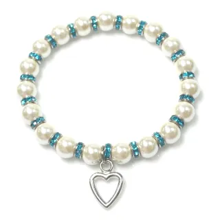 【HEMAKING】海藍寶石色黑膽石磁性能量手練(8mm)