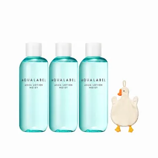 【AQUALABEL】水之印 健康浸透化妝水 220ml(清爽款 3入組)