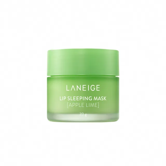 【LANEIGE 蘭芝】粉澎潤面膜+唇膜修護組(晚安面膜60ml+唇膜20g 官方直營)