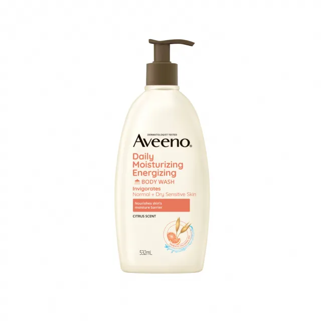 【Aveeno 艾惟諾】長效燕麥保濕舒緩組(沐浴露532ml+保濕乳354ml)