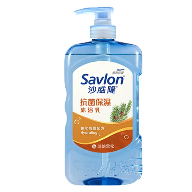 【Savlon 沙威隆】抗菌保濕沐浴補充 1+3組(沐浴乳850gx1+補充包600x3/官方直營)