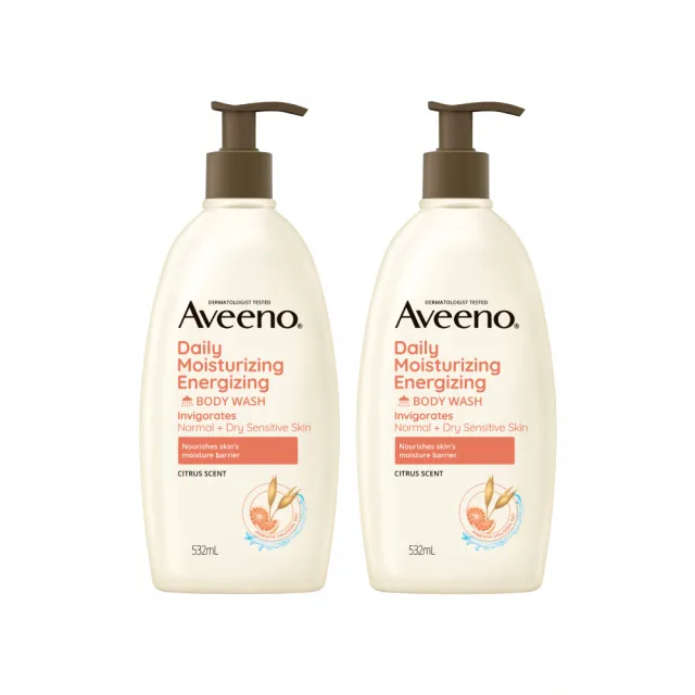 【Aveeno 艾惟諾】超值4入-長效燕麥沐浴露532ml(薰衣草香氛/活力果香/燕麥任選)