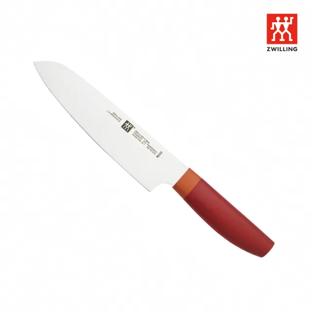 【ZWILLING 德國雙人】Now S日式主廚刀三德刀18cm+雙面抗菌砧板36cmx20cm(德國雙人牌集團官方直營)