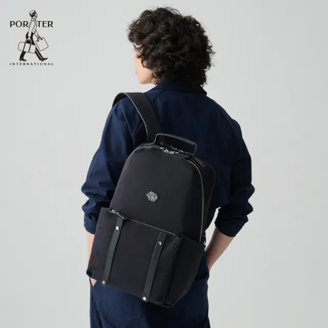 【PORTER INTERNATIONAL】都會尊爵DUKE雙層後背包(深藍)