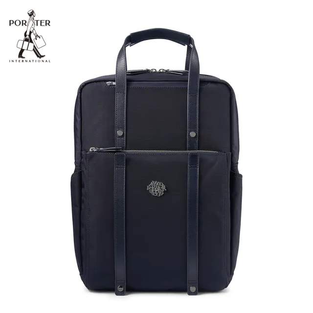 【PORTER INTERNATIONAL】都會尊爵DUKE後背包(深藍)