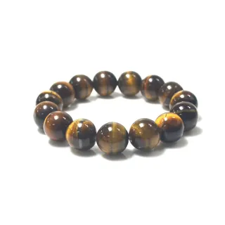 【金石工坊】尊貴虎眼石手鍊(14mm)