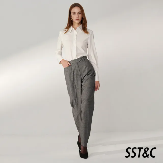 【SST&C】女裝 鐵灰色直筒版西裝褲01022408002(換季65折)