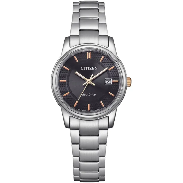 【CITIZEN 星辰 官方授權】光動能簡約大三針對錶-40+27.5mm 情人節 禮物(BM6977-70E/EW2317-76E)