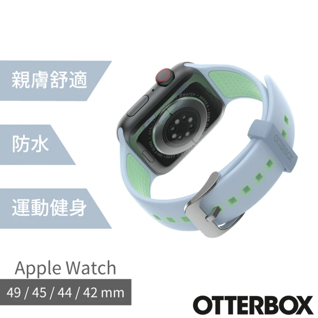 Y24 Apple Watch 45mm 透明/銀色 尼龍防