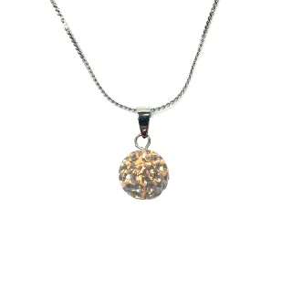 【HEMAKING】閃亮耀眼香冰色水鑽項鍊(任選2條-10mm)