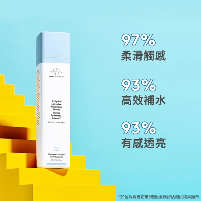 【DRUNK ELEPHANT 醉象】維他命C水飽飽雙星組(維他命C精華28ml+水飽飽精華50ml)