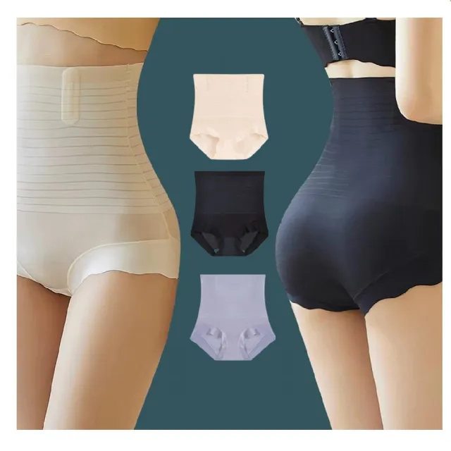 【Porabella】收腹褲 收腹內褲 彈性內褲 彈性高腰內褲 無痕女內褲 彈性貼身內褲