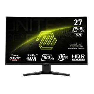 【MSI 微星】MAG 274CQF 27型 VA 2K 180Hz 曲面電競螢幕(WQHD/0.5ms/HDR)