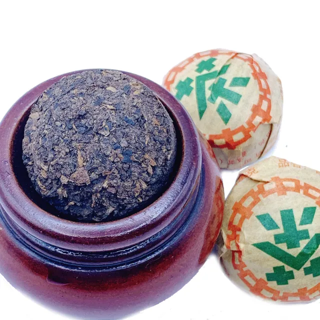 【藏古祥館】八字小綠印陀茶(生茶 小餅茶 普洱 猛海 沱茶)