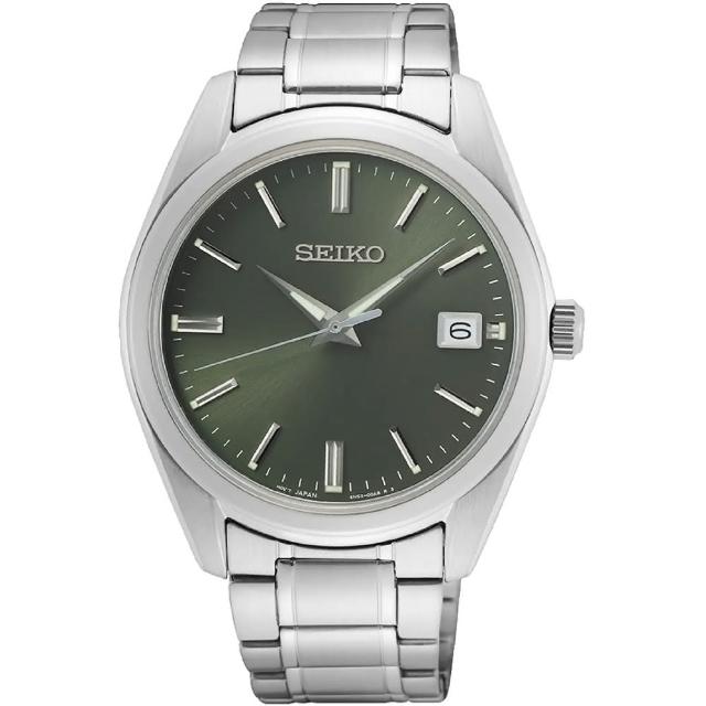 【SEIKO 精工】官方授權 CS 系列 時尚綠經典男腕錶 錶徑40.2mm SK008(SUR527P1)