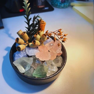【Les nez 香鼻子】水晶香氛能量寶盒禮盒組(運財、愛情、和諧、療癒、悟性、智慧、)