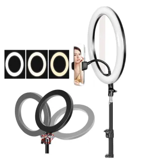 【ROYAL LIFE】網美補光LED環形燈架組(小燈款)