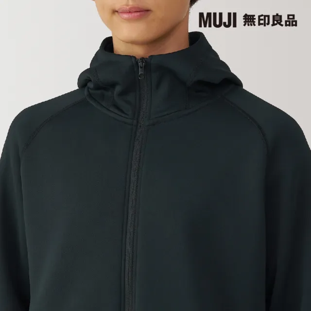 【MUJI 無印良品】男抗UV速乾裏毛拉鍊連帽外套(共3色)