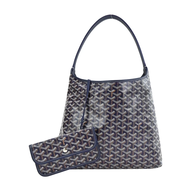 GOYARD 高雅德 Boheme Hobo 經典塗料帆布肩背包(海軍藍)