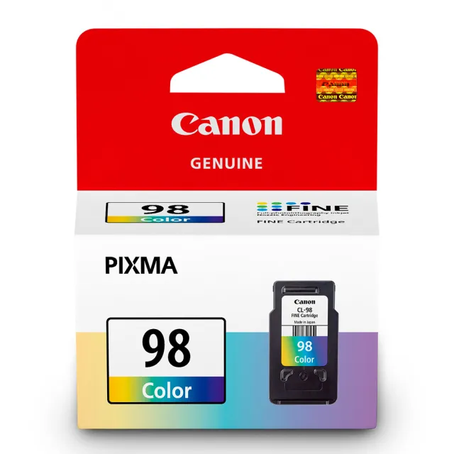 【Canon】官方直營 CL-98 原廠彩色墨水匣(適用E500/E510/E600)