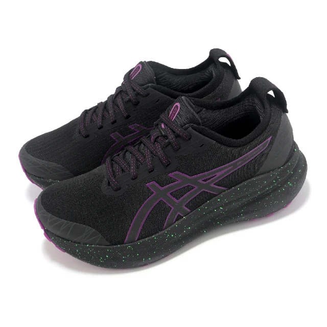 asics 亞瑟士 慢跑鞋 GEL-Kayano 31 Lite-Show 女鞋 黑紫 夜光 支撐 厚底 運動鞋 亞瑟士(1012B744001)