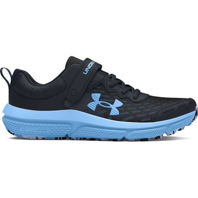 UNDER ARMOUR UA 男童 Charged Assert 10 慢跑鞋_3026183-005(黑色)