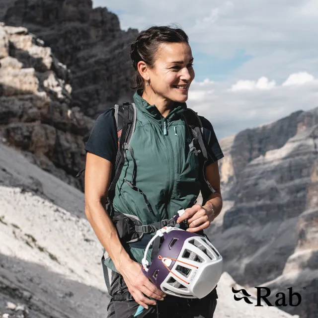 【RAB】Xenair Vest Wmns 輕量防風透氣化纖背心 女款 板岩綠 #QIP20