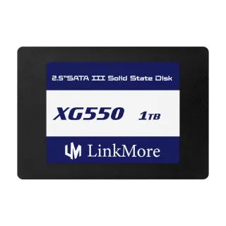 【LinkMore】XG550 1TB(2.5吋 SATAIII SSD 固態硬碟 TLC XG550-1TB 讀540M/寫510M)