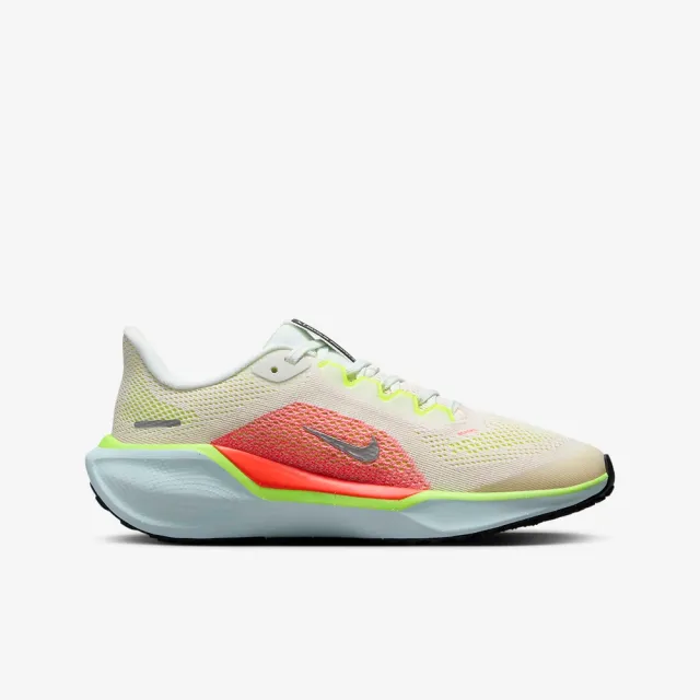 【NIKE 耐吉】運動鞋 跑鞋 慢跑鞋 女鞋 中大童 男鞋 AIR ZOOM PEGASUS 41 GS 白黃紅 小飛馬(FN5041100)