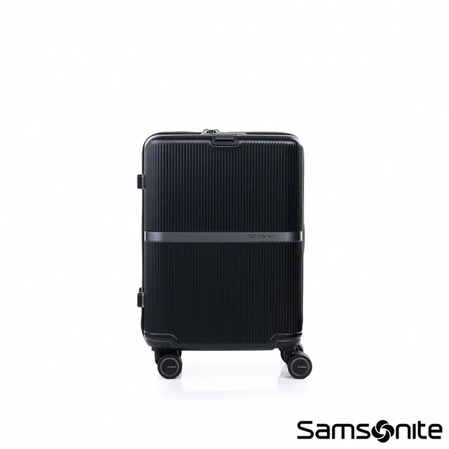 【Samsonite 新秀麗】20吋MINTER防盜拉鍊PC前掛釦TSA避震飛機輪登機箱/行李箱(多色可選)