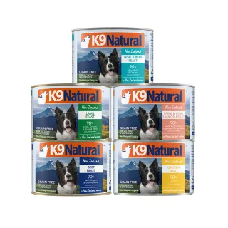 【K9 Natural】鮮燉狗無穀主食罐 170g 任選 雞肉/牛肉/羊肉/羊肉鮭魚/牛肉鱈魚(全齡犬 狗主食罐)