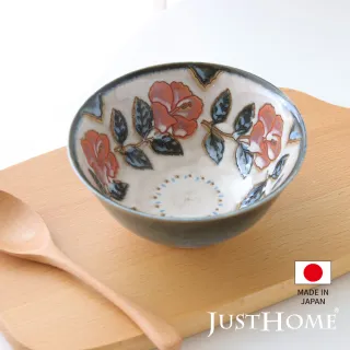 【Just Home】日本製玫瑰窯變陶瓷6吋多用碗(日本製 碗 湯碗 麵碗 碗盤)