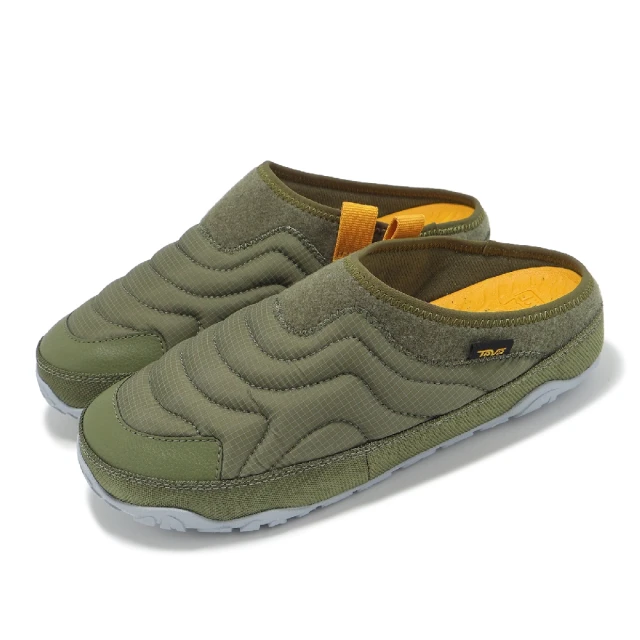 TEVA 麵包鞋 ReEmber Terrain Slip-On 男鞋 女鞋 橄欖綠 防潑水 戶外鞋 穆勒鞋(1129582BTOL)