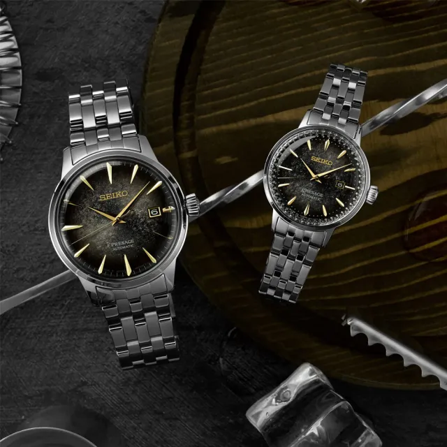 【SEIKO 精工】PRESAGE 調酒系列 STAR BAR限量 東京夜景 機械腕錶(SRE015J1/2R05-00C0D 禮物)