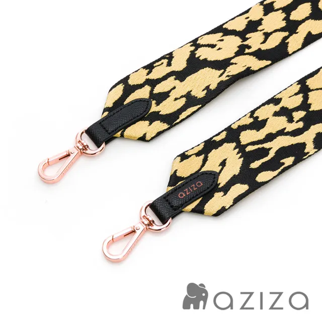 【aziza】豹紋寬版造型背帶(多色)