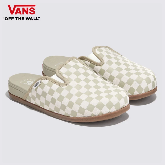 VANS MTE Harbor Mule VR3 男女款卡其綠色棋盤格懶人拖鞋