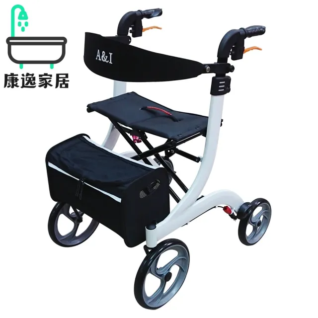 【康逸家居】康復醫療 冰雪奇緣四輪助步車(#助步車#四輪車#鋁合金#耐用剎車#室內外行走#輕便設計#兒童安全)