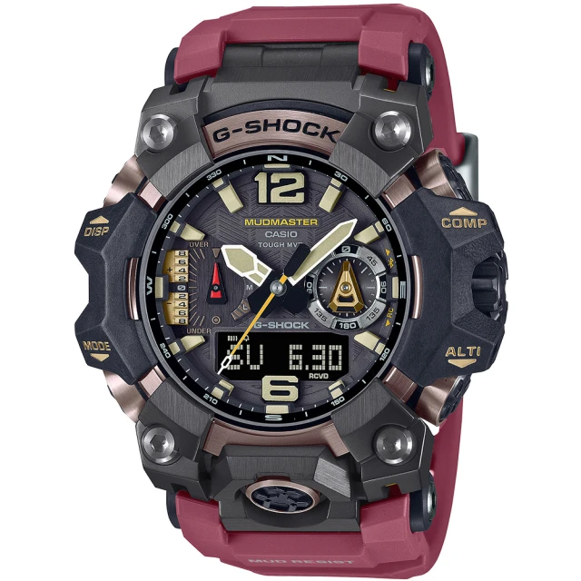 CASIO 卡西歐 G-SHOCK MUDMASTER太陽能藍牙連線泥人錶 禮物 雙11(GWG-B1000-1A4/速)