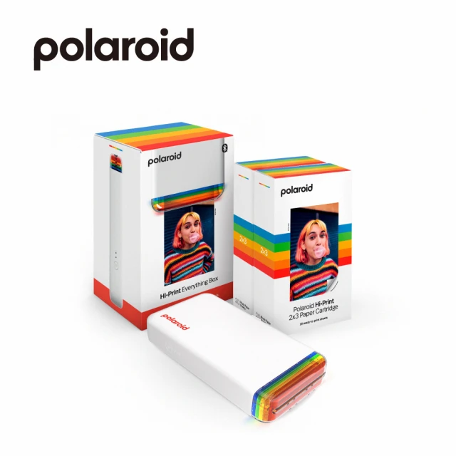 Polaroid 寶麗來 手機相片印表機EB版 2x3 內附40張相片紙 公司貨(DHE1/DHE2)