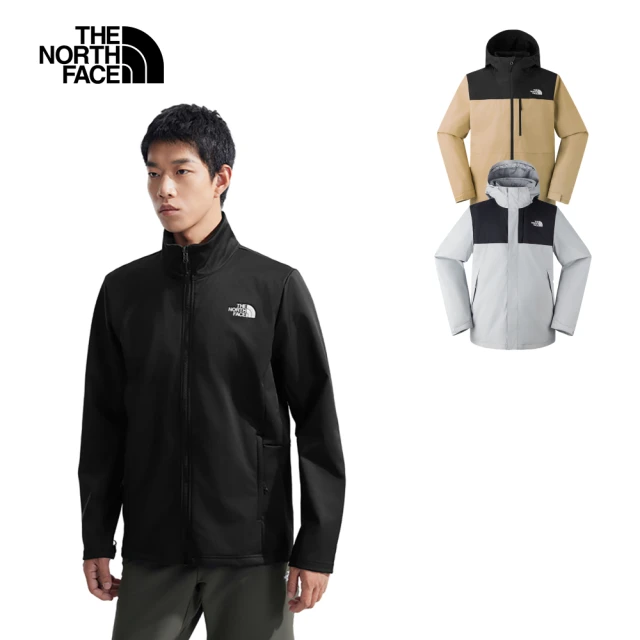 The North Face 機能保暖-男女款防水透氣抓絨/鋪棉內裡三合一外套(多款任選)