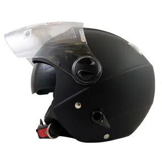 【ZEUS】202FB 素色 3/4罩(安全帽│內襯│鏡片│半罩│全可拆│開放式安全帽│內藏墨鏡)