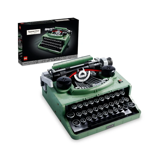 LEGO 樂高 Ideas 21327 打字機(鍵盤 Typewriter 禮物 居家擺設)S