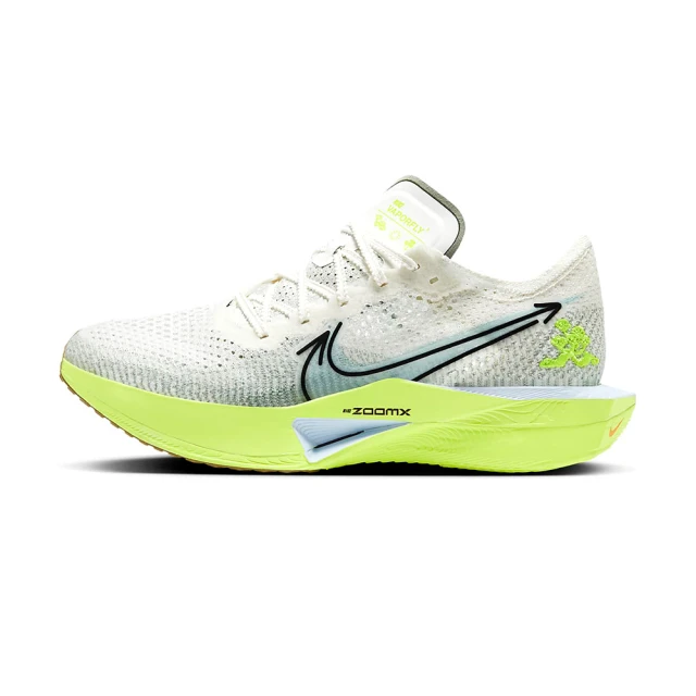 NIKE 耐吉 ZoomX Vaporfly Next% 3 男鞋 白螢光黃色 氣墊 透氣 網布 慢跑鞋 HQ3450-147