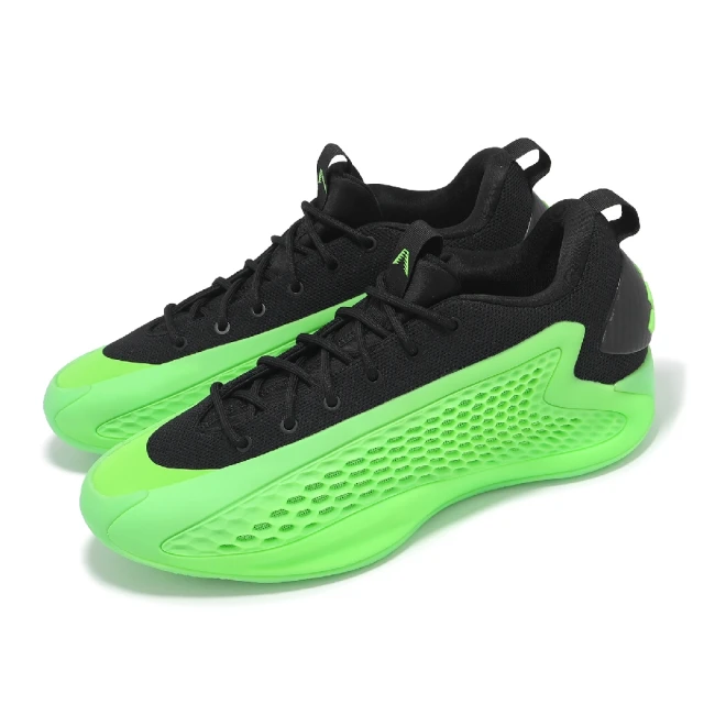 adidas 愛迪達 籃球鞋 A.E. 1 Low 男鞋 綠 黑 Lucid Lime 夜光鞋面 愛德華茲 Ant 愛迪達(JI4065)