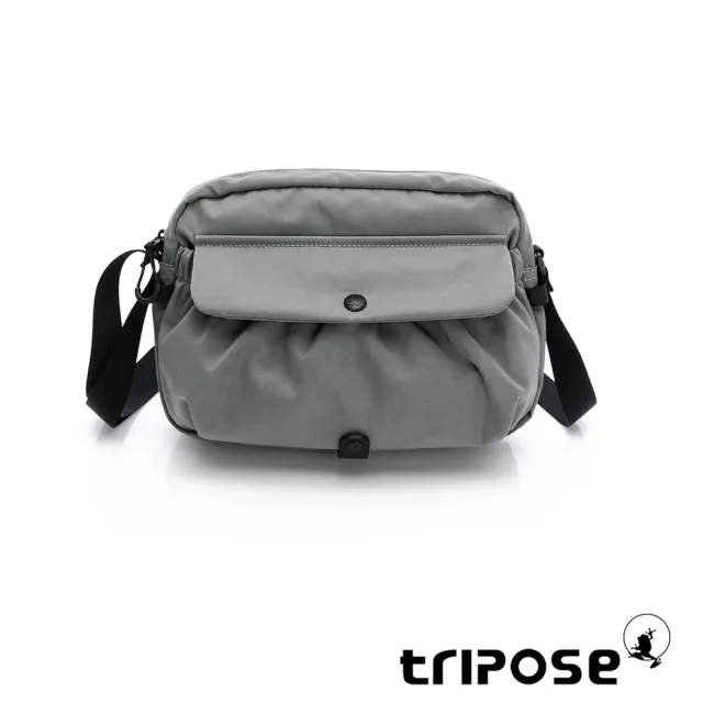 【tripose】REFLEC微皺尼龍輕量橫式斜背包-小(多色)