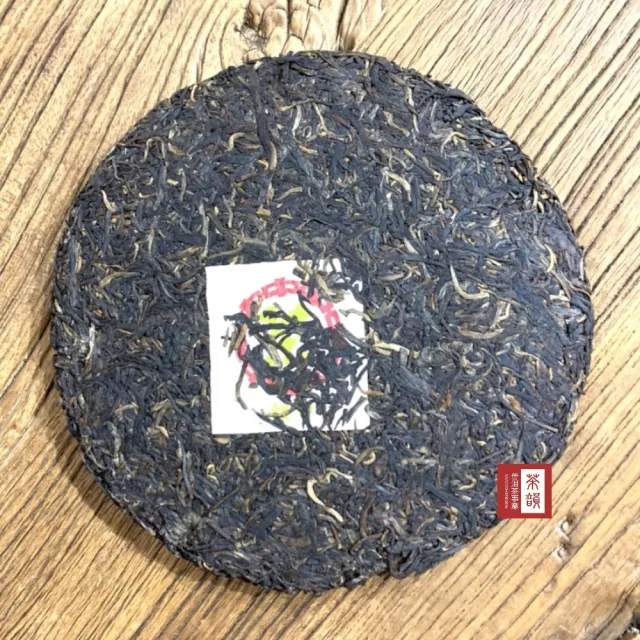 【茶韻】普洱茶2003年中茶綠印甲級7542-301青餅357g/餅 茶葉禮盒(生茶/附專用收藏盒.可提袋)(中秋禮盒)