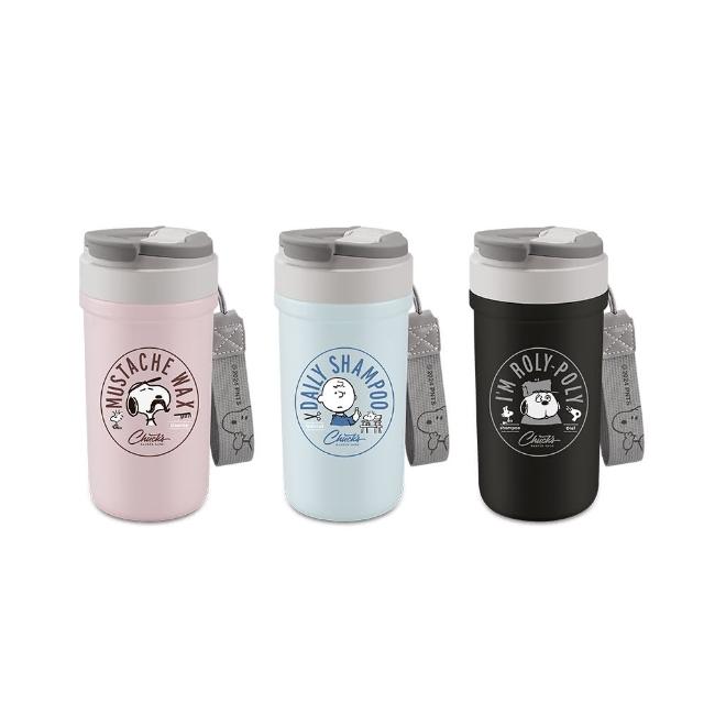 【SENSE LAB·好感製所】Snoopy史努比 理髮廳雙飲內陶瓷塗層真空保溫瓶600ml(通過Intertek檢驗/咖啡杯)
