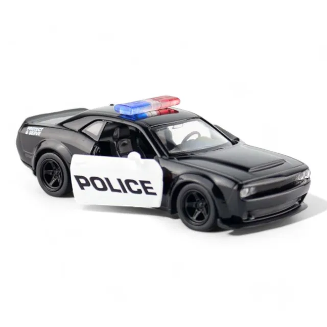 1:38模型車 道奇挑戰者模型車 警車模型(Dodge Challenger)