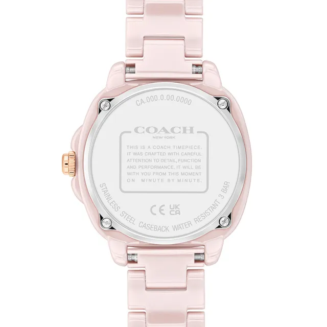 【COACH】Kitt 晶鑽陶瓷女錶 34mm 手錶 618年中慶 推薦(CO14504402)